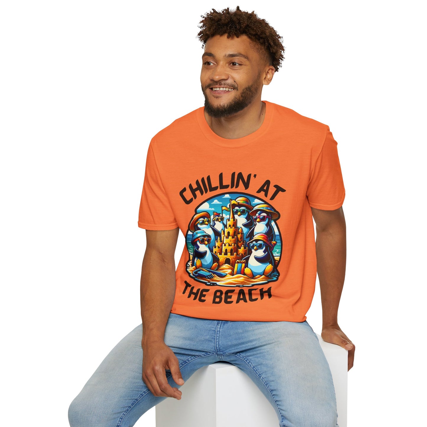 "Chillin' at the Beach" Unisex Softstyle T-Shirt