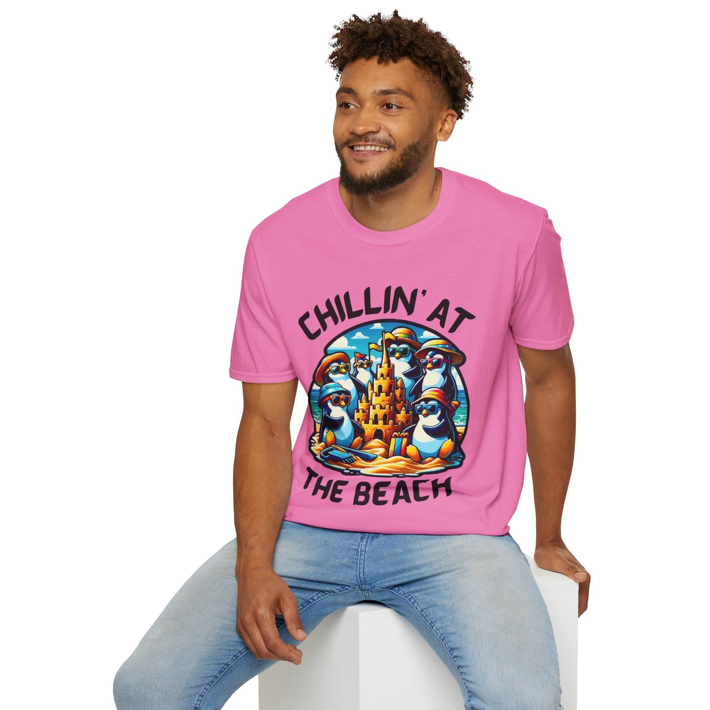 "Chillin' at the Beach" Unisex Softstyle T-Shirt