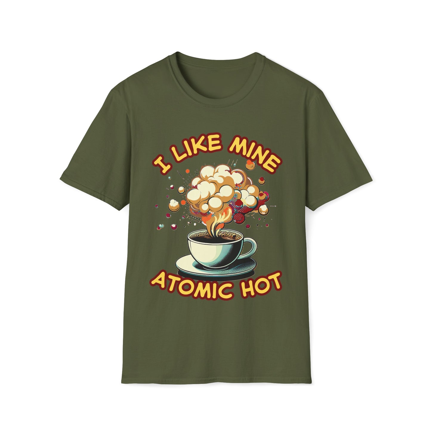 "I Like Mine Atomic Hot" Unisex Softstyle T-Shirt