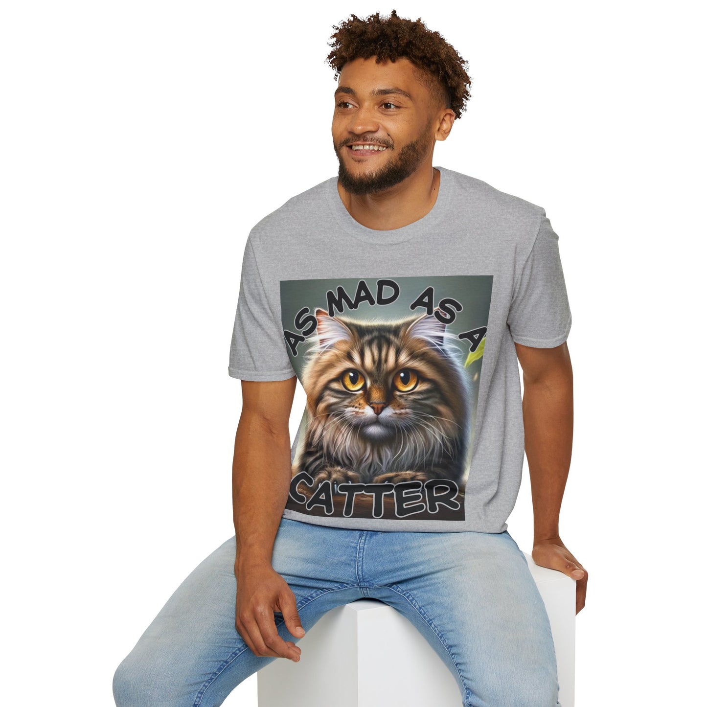 "As Mad as a Catter" Unisex Softstyle T-Shirt