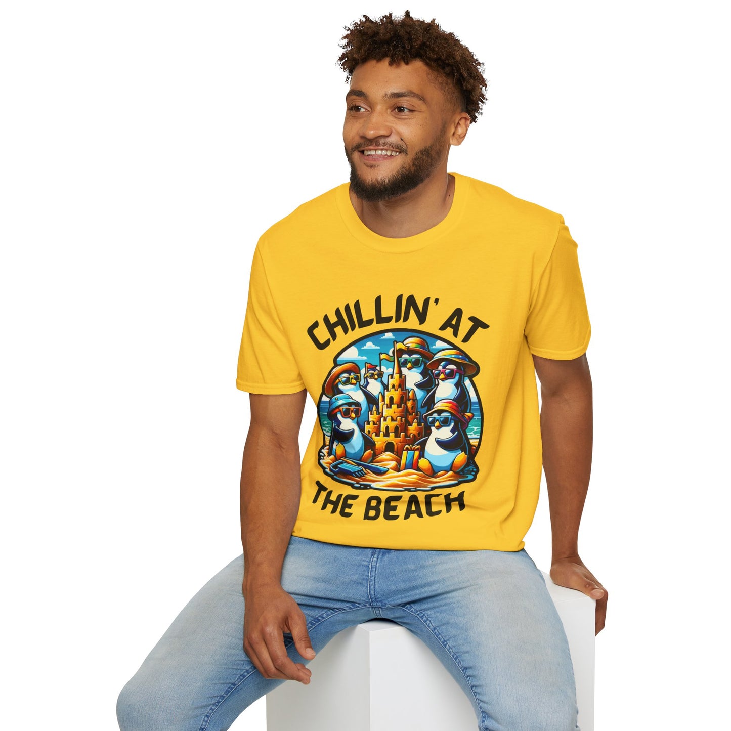 "Chillin' at the Beach" Unisex Softstyle T-Shirt