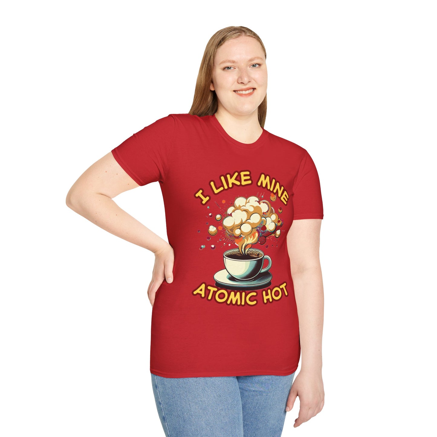 "I Like Mine Atomic Hot" Unisex Softstyle T-Shirt