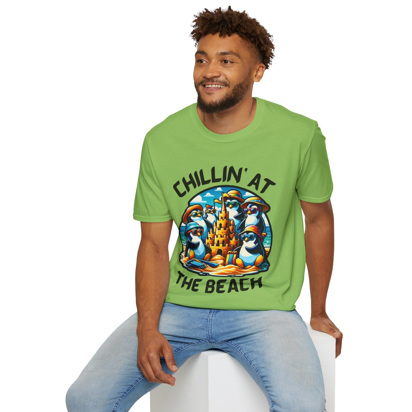 "Chillin' at the Beach" Unisex Softstyle T-Shirt