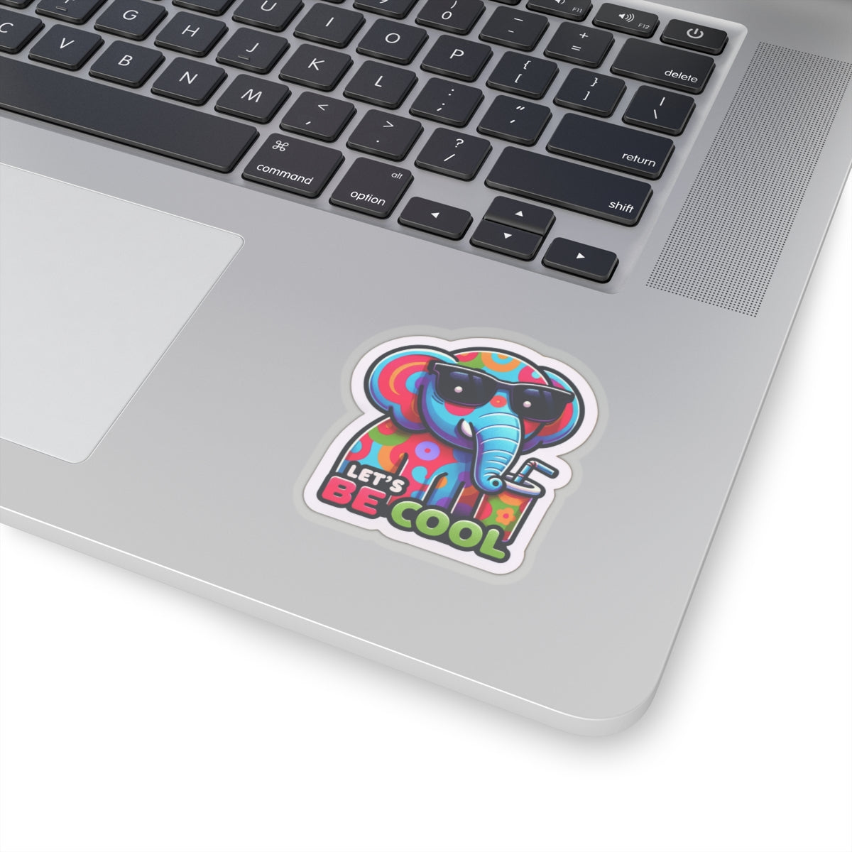 Let's be Cool Elephant - Kiss-Cut Stickers