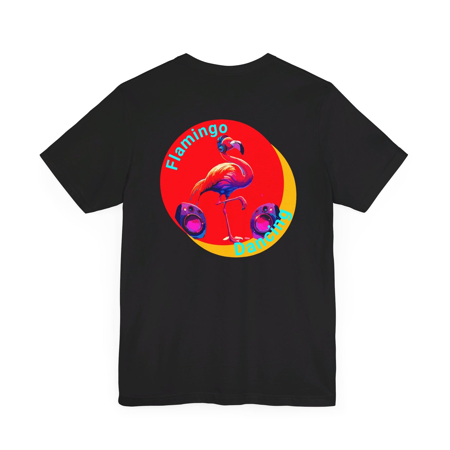 Unisex Jersey Short Sleeve Tee - Slogan "Flamingo Dancing"