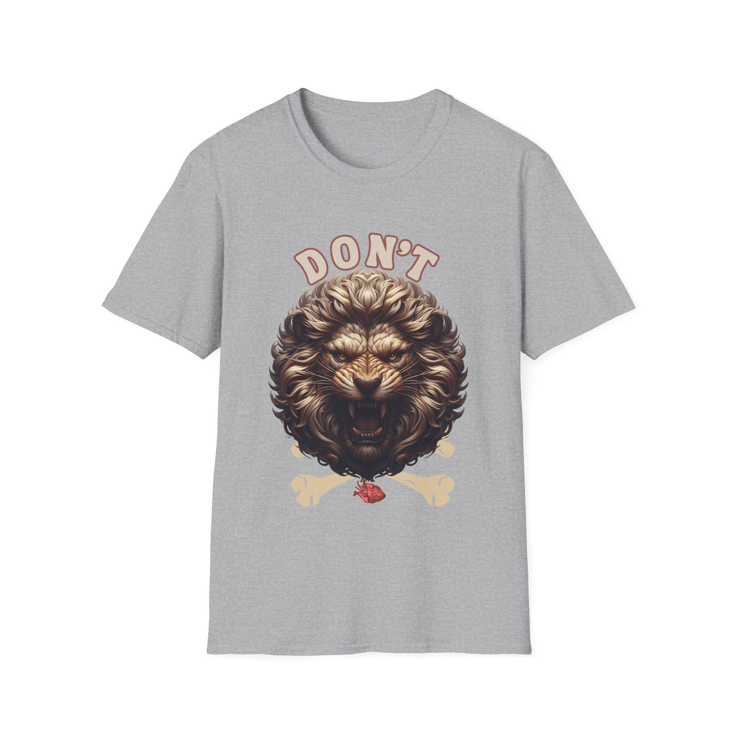 Don't Angry Lion Unisex Softstyle T-Shirt