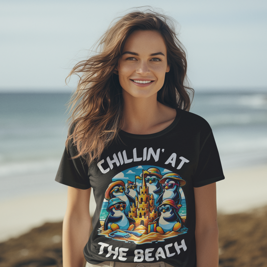 "Chillin' at the Beach" Unisex Softstyle T-Shirt