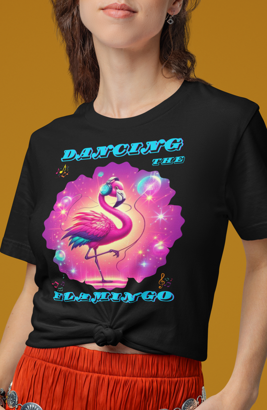 Women's Favorite Tee - Dancing the Flamingo