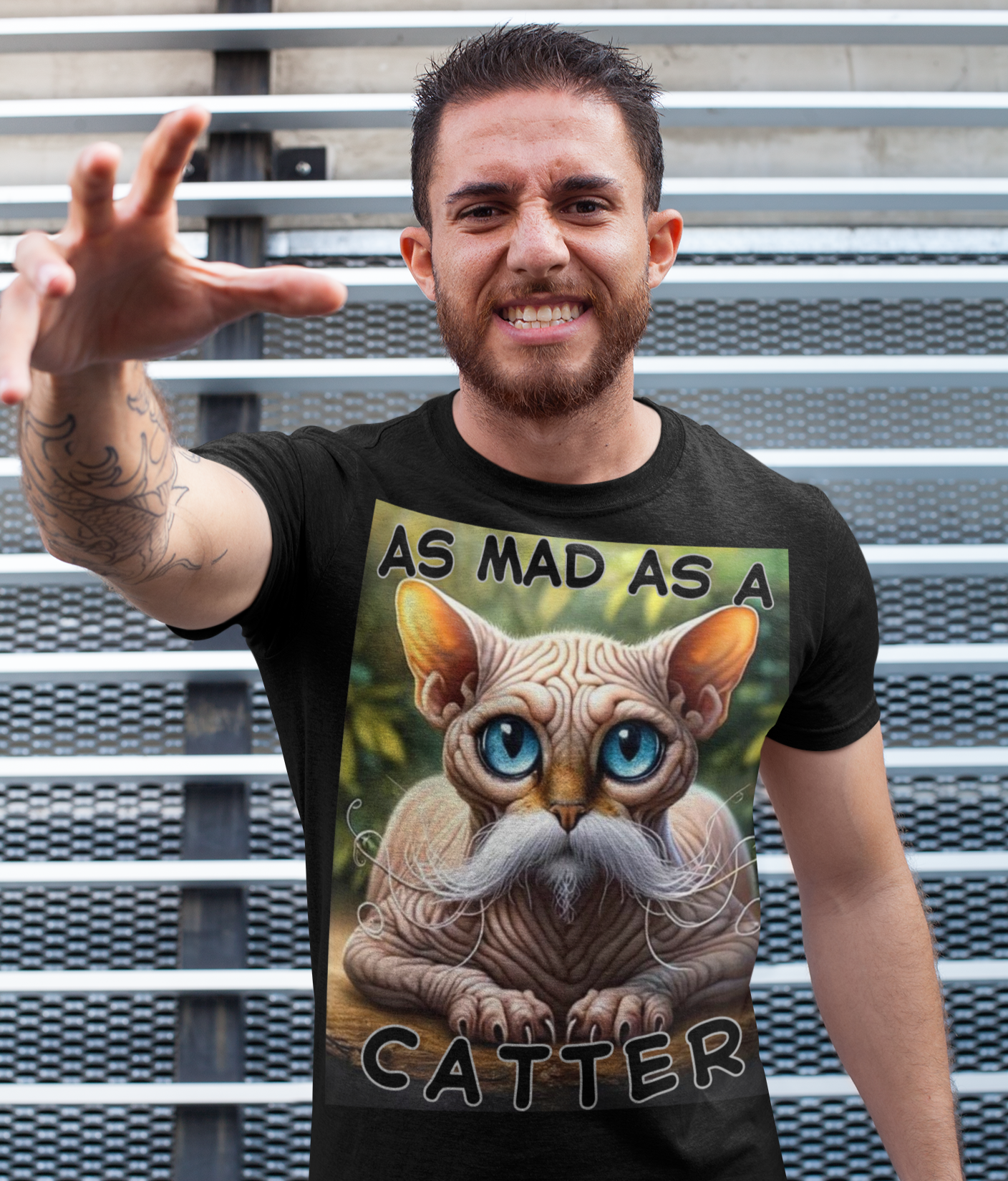 "As Mad as a Catter" Unisex Softstyle T-Shirt